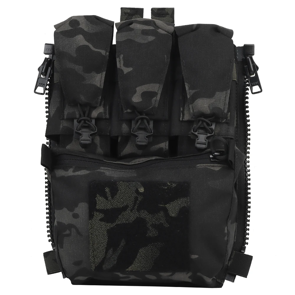FCPC V5-Stil Taktische Plattenträgerweste – MOLLE Modulare Jagd- und Airsoft-Weste mit Utility-Tasche auf der Rückseite – Detail 26
