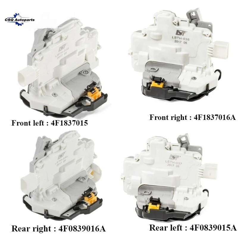 

4F1837015 4F1837016A New Door Lock Actuator Front Rear Left Right for Audi A3 8P A4 B7 A6 C6 SEAT Exeo 4F0839015A 4F0839016A