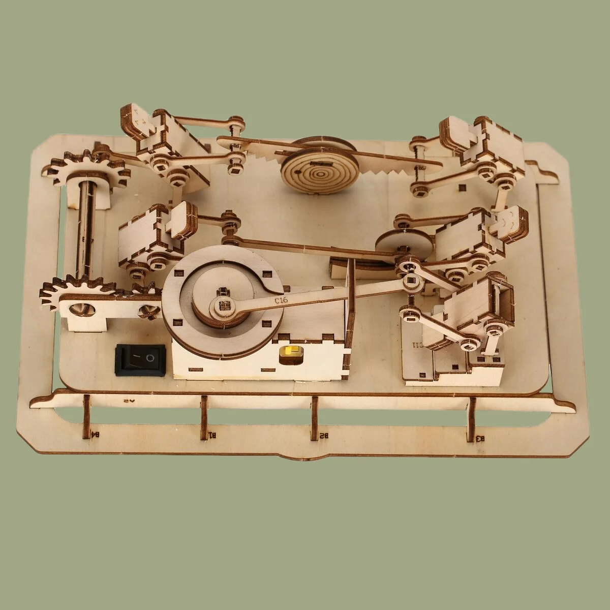 3D Wooden Jigsaw Airship Model Kit For Adult Model Building Kit Brain Sharp Turn For Adult Building Handmade Craft Machinery