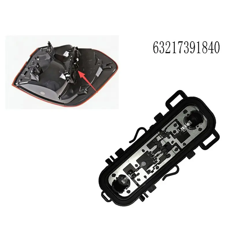 LICE-For BMW 2 Series Gran Tourer F45 2013-2021 Taillight Base Side Wall Bulb Holder Rear Light 63217391840