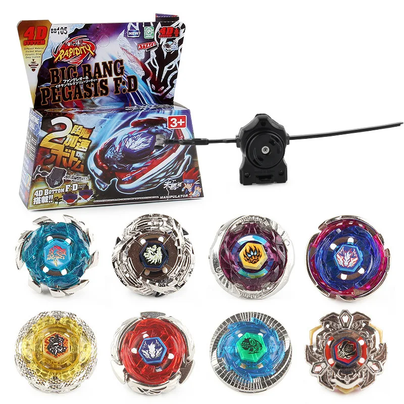 Multi-style 4D Gyro Warrior Rotating Gyro Toys Creative Alloy Cool Two-player Battle Rotating Gyro Toys Childhood Nostalgia Toys