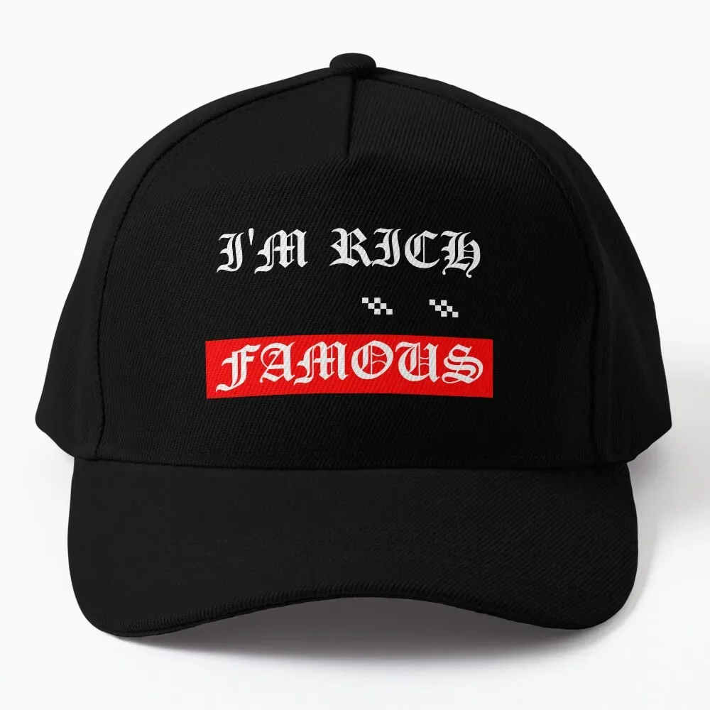 I'm Rich and Famous Baseball Cap Trucker Cap Beach Outing Golf Hat Man Anime Hat Hat For Girls Men'S