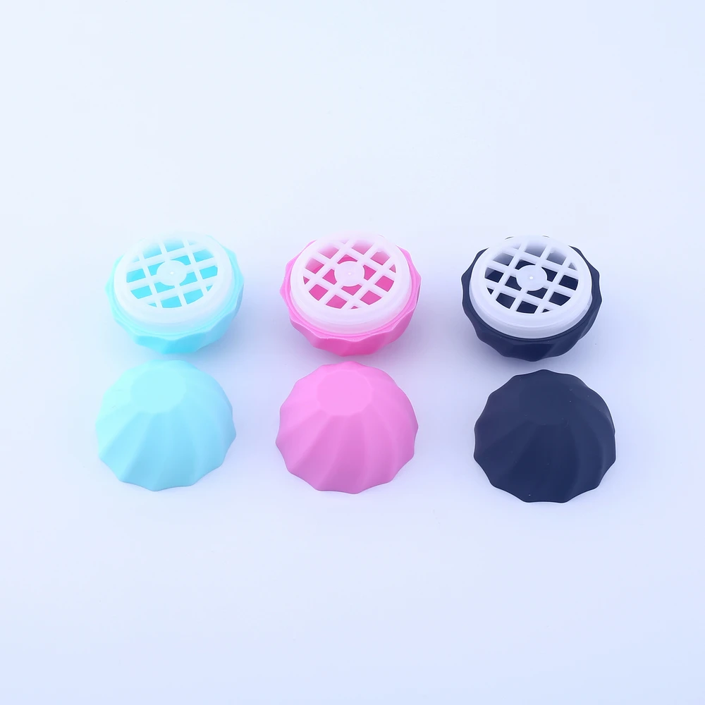 7g Empty Purple Round Lip Stick Packing Containers Makeup Accessories Balm Box Lipstick Cases 8 Colors