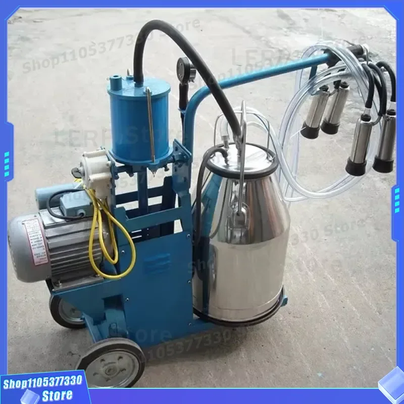 Milking Machine (single Cow Milking Machine) - Stainless Steel Bucket Silicon Liners 240cc Milk Claw