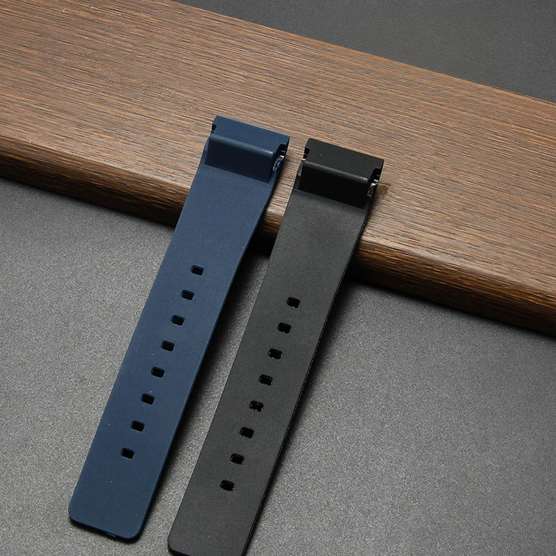 الرياضة في الهواء الطلق مقاوم للماء Sweatpoof تنفس واجهة مسطحة سيليكون حزام الساعات لكارتييه سانتوس ساندوز الصلب مشبك حزام