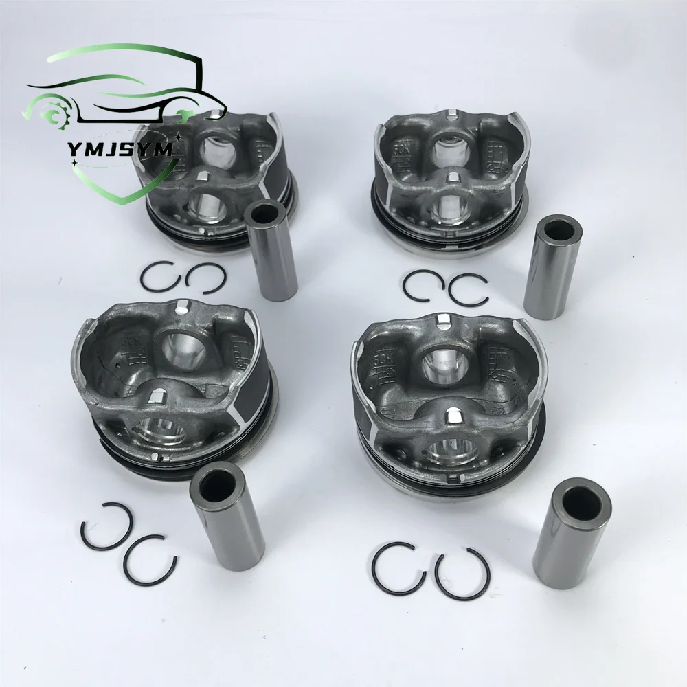 06H107065DM 4pcs Engine Piston For Audi A4 B8A5A6Q5 VolkswagenGolf Jetta Tiguan 06H107065DD 06H107065BD Accessories New Original