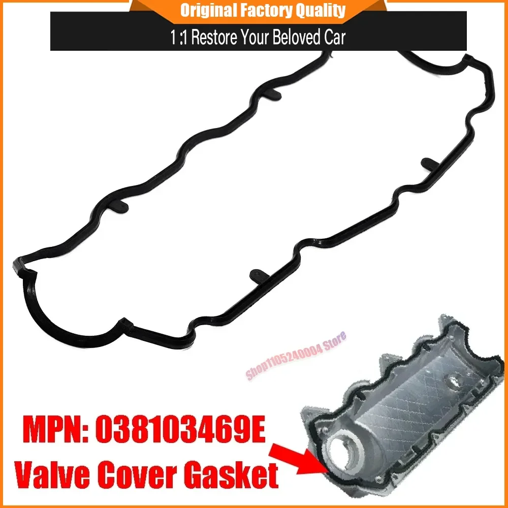 Junta de sellado de la tapa de válvulas del motor genuina nueva 038103469E para VW Golf 4, Beetle, Jetta, Audi A3, Seat León, Córdoba, Toledo, Inca 1.9 TDI