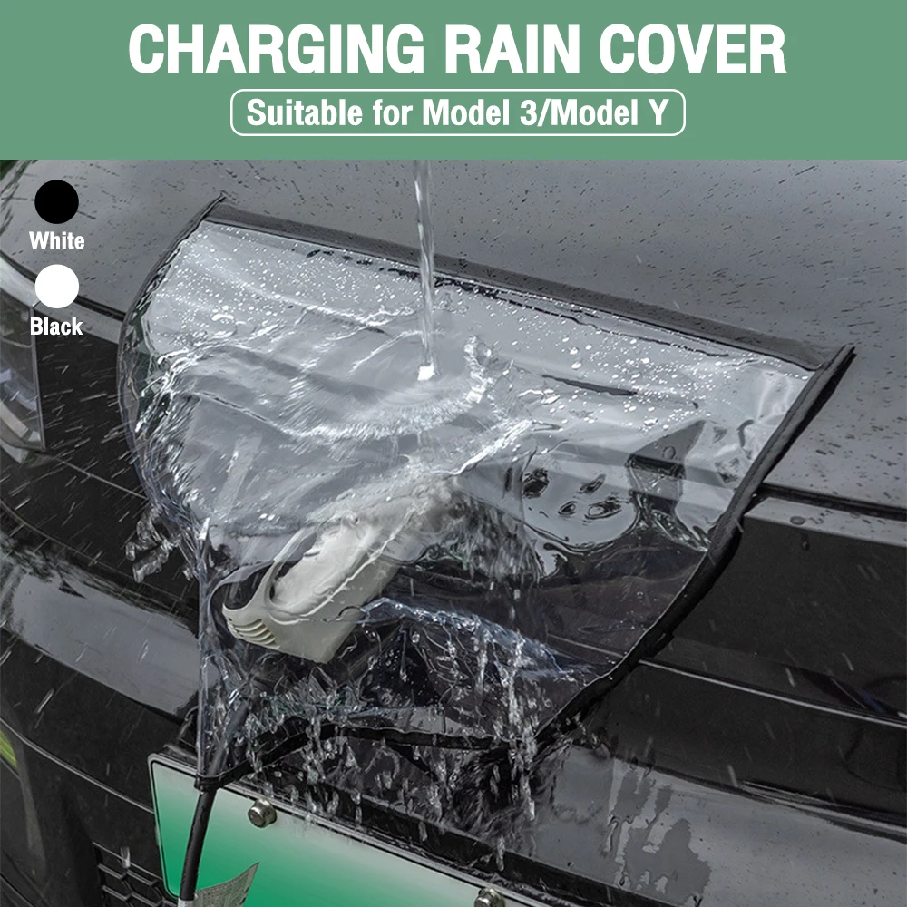 Vehicle Electric Charger Port Cover Outdoor Rainproof Protection Dustproof Car Charging Gun Cover Auto Rain and Snow Accessories