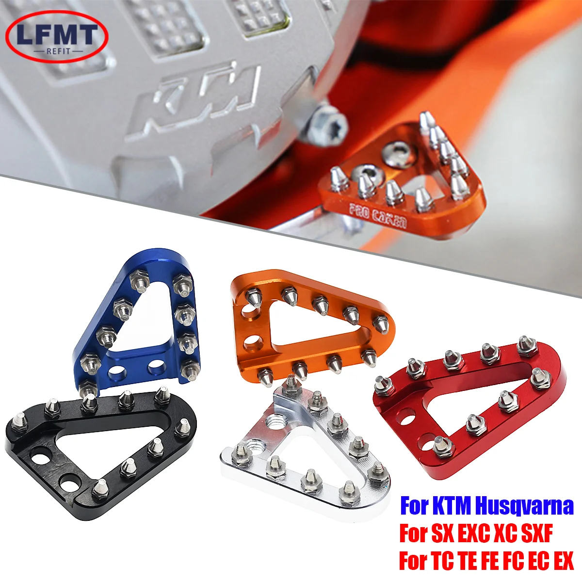 Punta de palanca de cambio de marchas de Pedal de freno trasero para KTM SX SXF XC XCF EXC EXCF XCW 125 150 250 350 450 530 690 990 Enduro Adventure