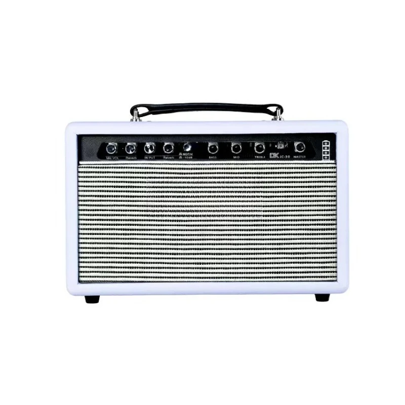 Guitar Speaker iC-30 Folk Instrument Singing and Playing Charging Outdoor Portable, Live Streaming Saxophone Speaker