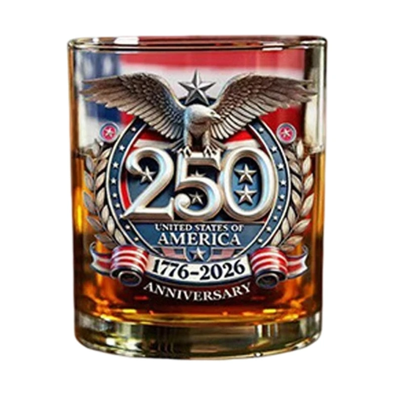  Unique Handmade Country Themed Glass Set For Home Or Gift Patriotic Themed
