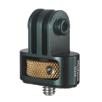 Mini Tripod Mount Aluminum Adapter 360 1/4\