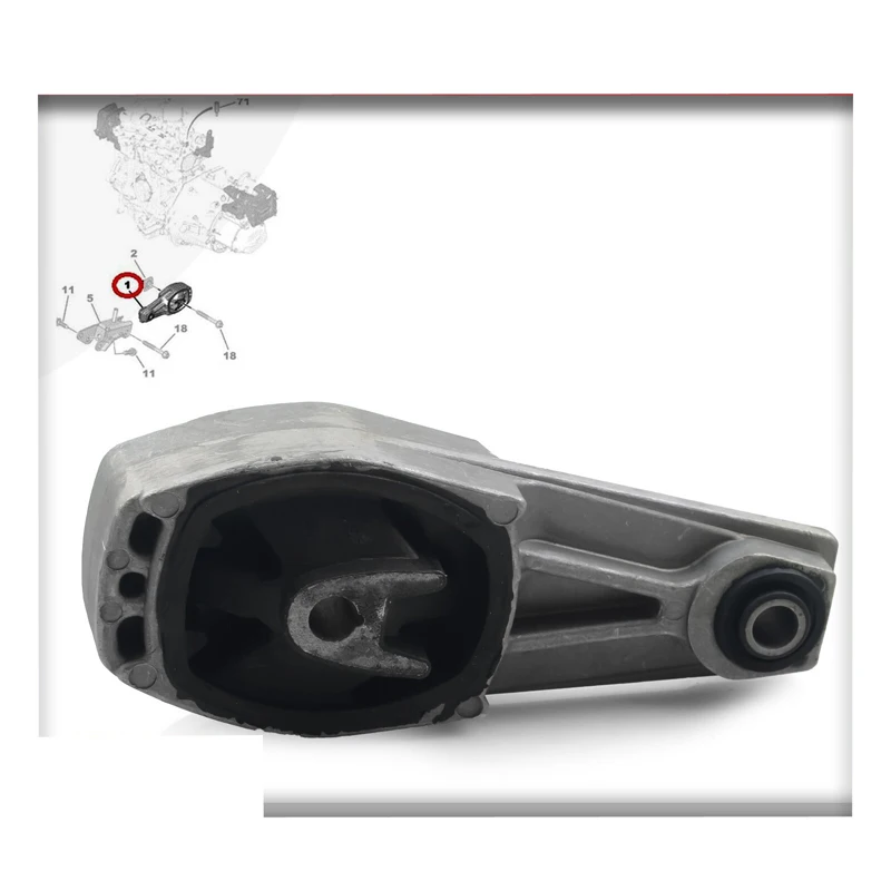 

REAR LOWER ENGINE GEARBOX TRANSMISSION MOUNT FOR PEUGEOT 207 208 1.6 HDi 1806.A6