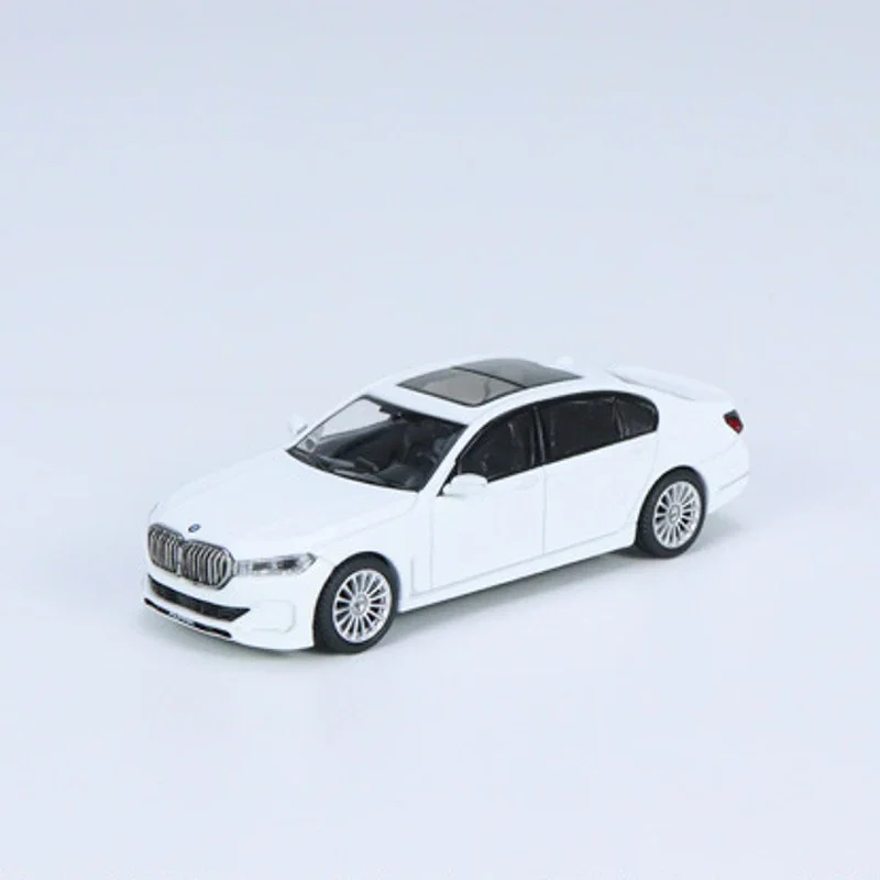 รถขนาดเล็ก GT 1:64รุ่น Alpina B7 xDrive อัลไพน์อัลลอยหล่อตาย #557 LHD สีขาว