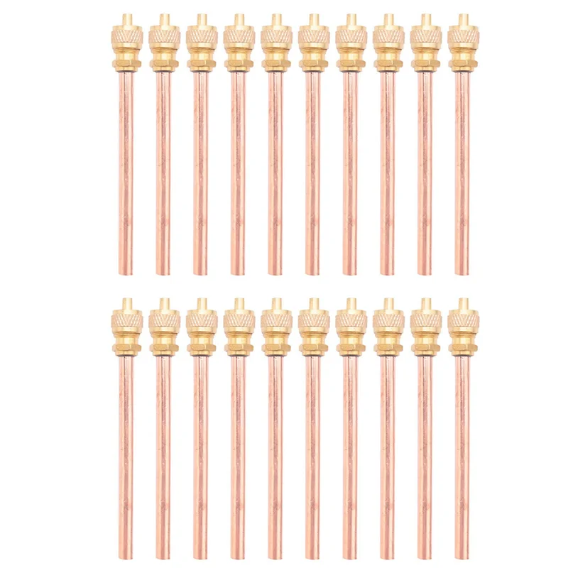 A94E-20 صمام 1/4 بوصة SAE X 1/4 بوصة OD X 4 بوصة تبريد التيار المتردد الأساسي