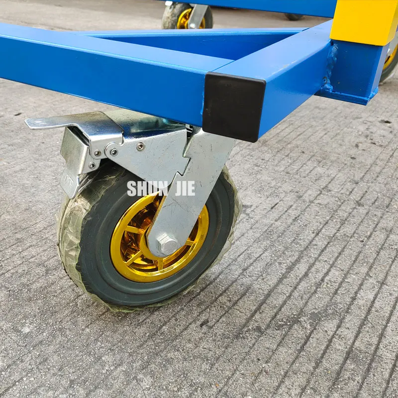 固体材料高耐荷重柱取り外し可能なプロファイルチューブ輸送ターンオーバートロリーチューブ輸送カート