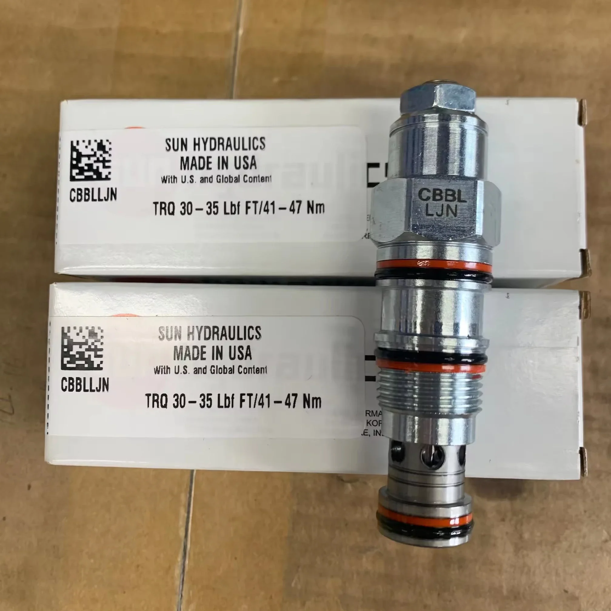 CBBL-LJN CBBLLJN CBBL LJN SCREW in CARTRIDGES SUN HYDRAULICS ORIGIN 2.3:1 pilot Ratio, Semi-restrictive Counterbalance Valve