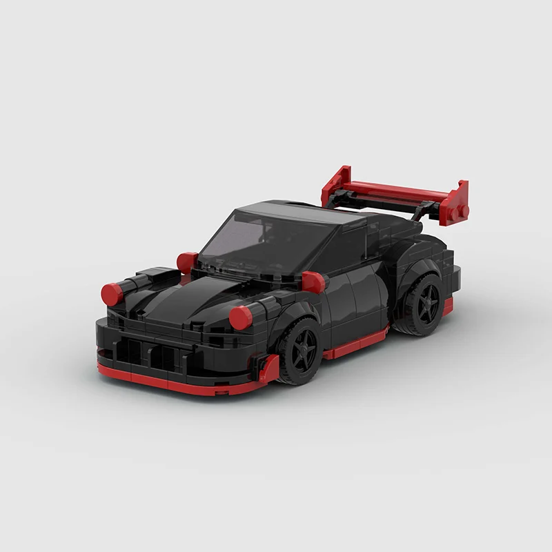 City Vehicle Speed Champions Sport Car MOC RWB Building Blocks Brick Supercar Racing Road Educational Toys Kids Christmas Gifts