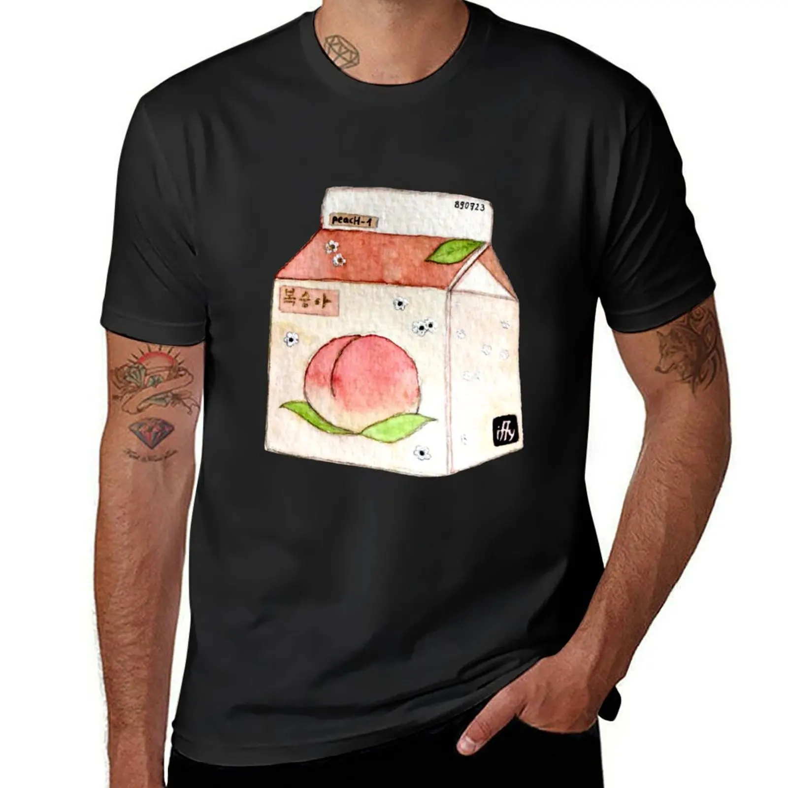 iffy (pH-1 flavour juice) T-Shirt customizeds summer tops t shirts for men pack