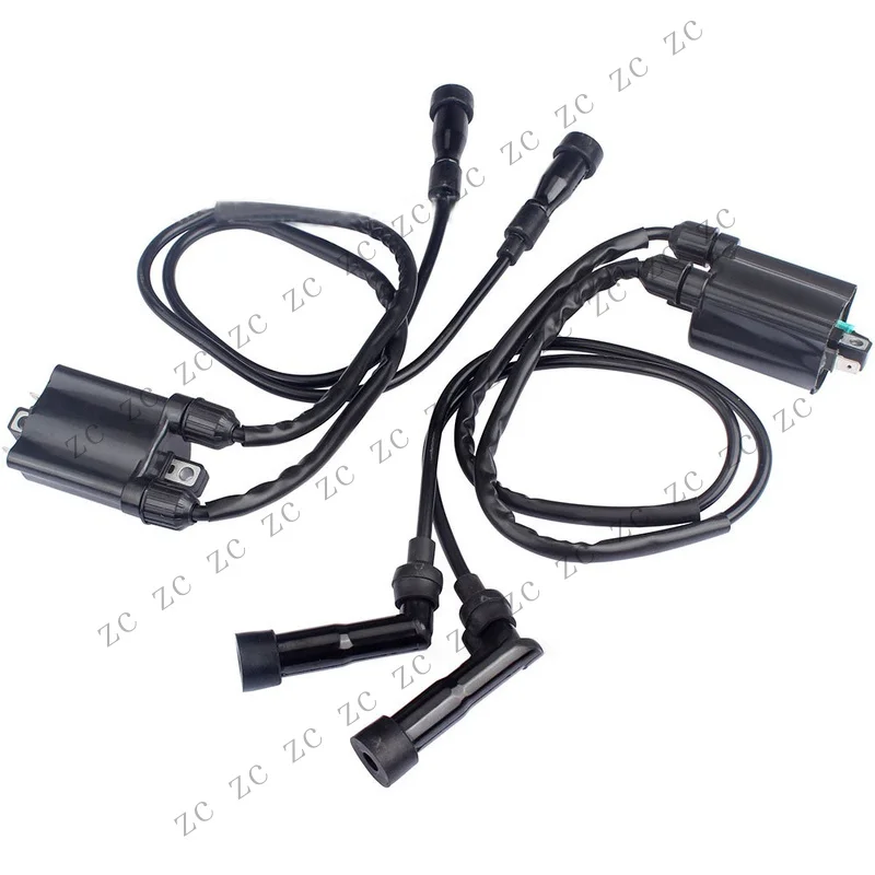 S+ For Honda CB650 CB750 CB900 CB1000 30500-422-003 2Pcs Ignition Coil & Caps