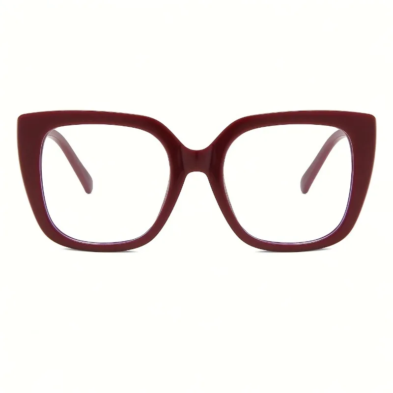 نظارات مربعة بإطار كبير للسيدات مناسبة للمناسبات اليومية والرسمية، نظارات عصرية للجنسين #5