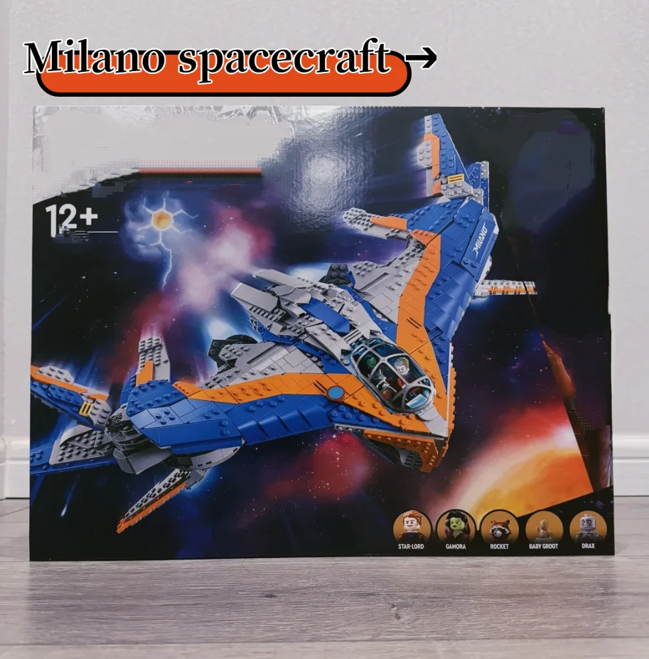 2090Pcs Revenger Moc The Milano Spaceship Galaxy Guardian 76286 Building Blocks Adults Bricks Toys Kids Birthday Christmas Gifts