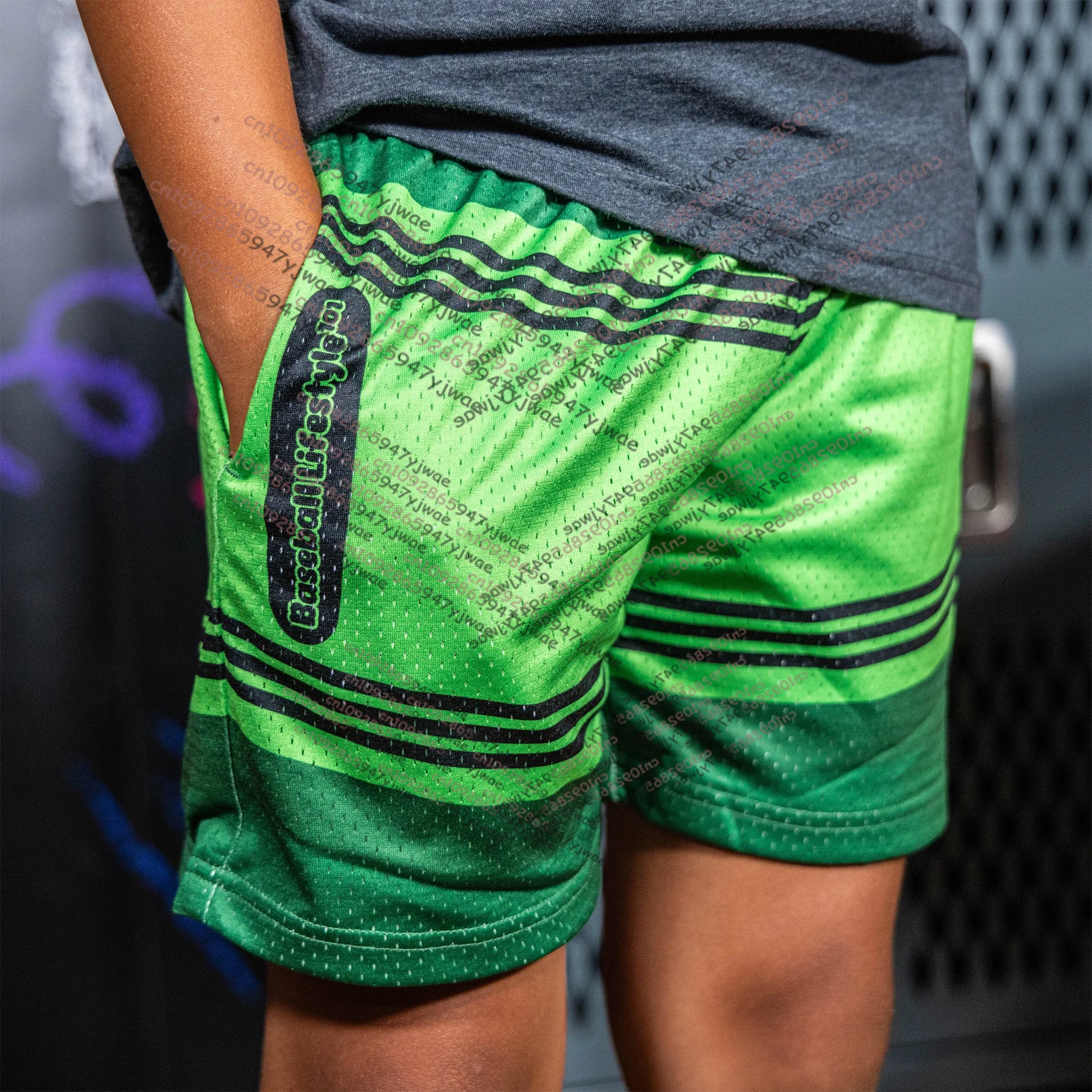 2025 New Summer Hot Men Women Fashion Casual Sweatpants Gyms Loose Shorts Crayon Candy Gradient BASEBALL LIFESTVLE 101 Shorts