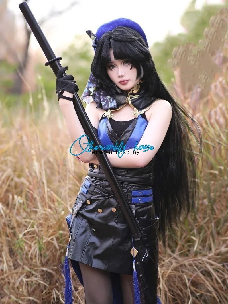 Yangyang Cosplay Costume Game Wuthering Waves Suit Cool Unifrom Dress Role Play Halloween Party Role Play Outfit Women XS-XXL