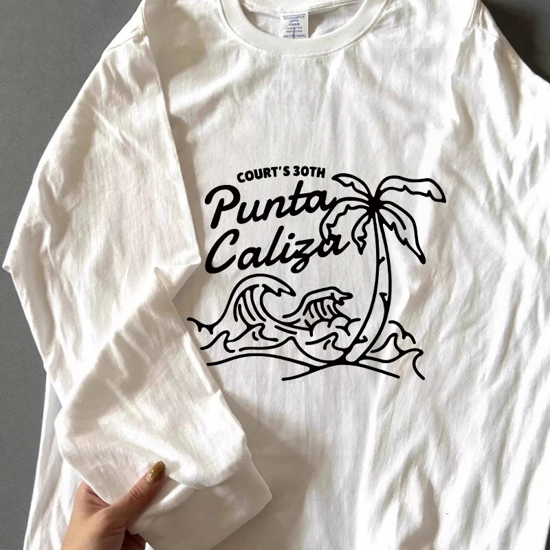 

Дышащая футболка из чистого хлопка с длинными рукавами, базовый слой для пар, модный принт на раннюю осень, свободный крой, молодежный стиль