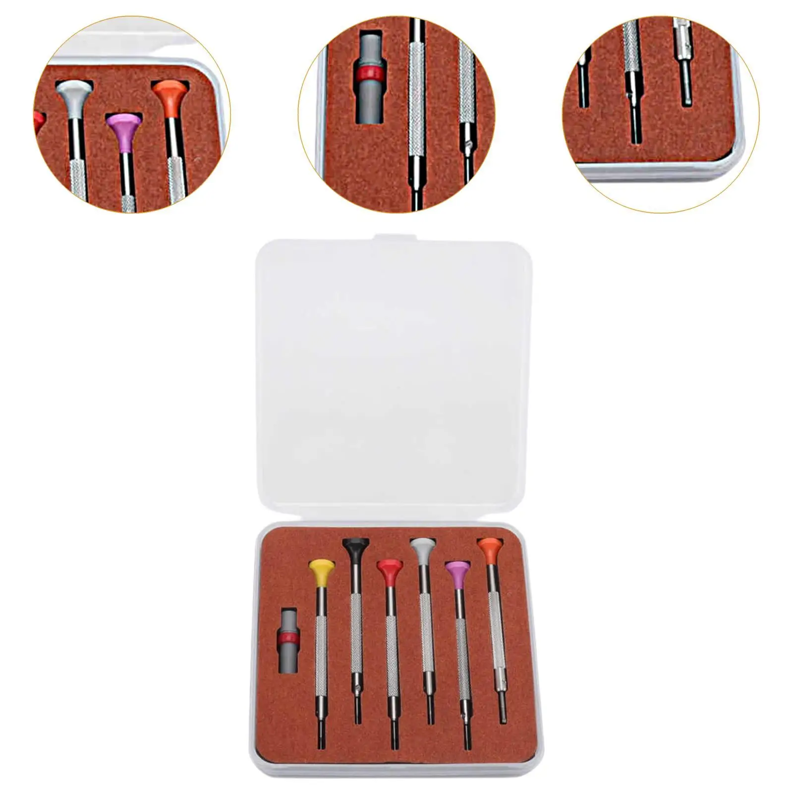 مجموعة مفكات الساعات أدوات صغيرة مفكات الساعات المعدنية لصانعي الساعات الإلكترونية وإصلاح النظارات ومستلزمات المجوهرات #5