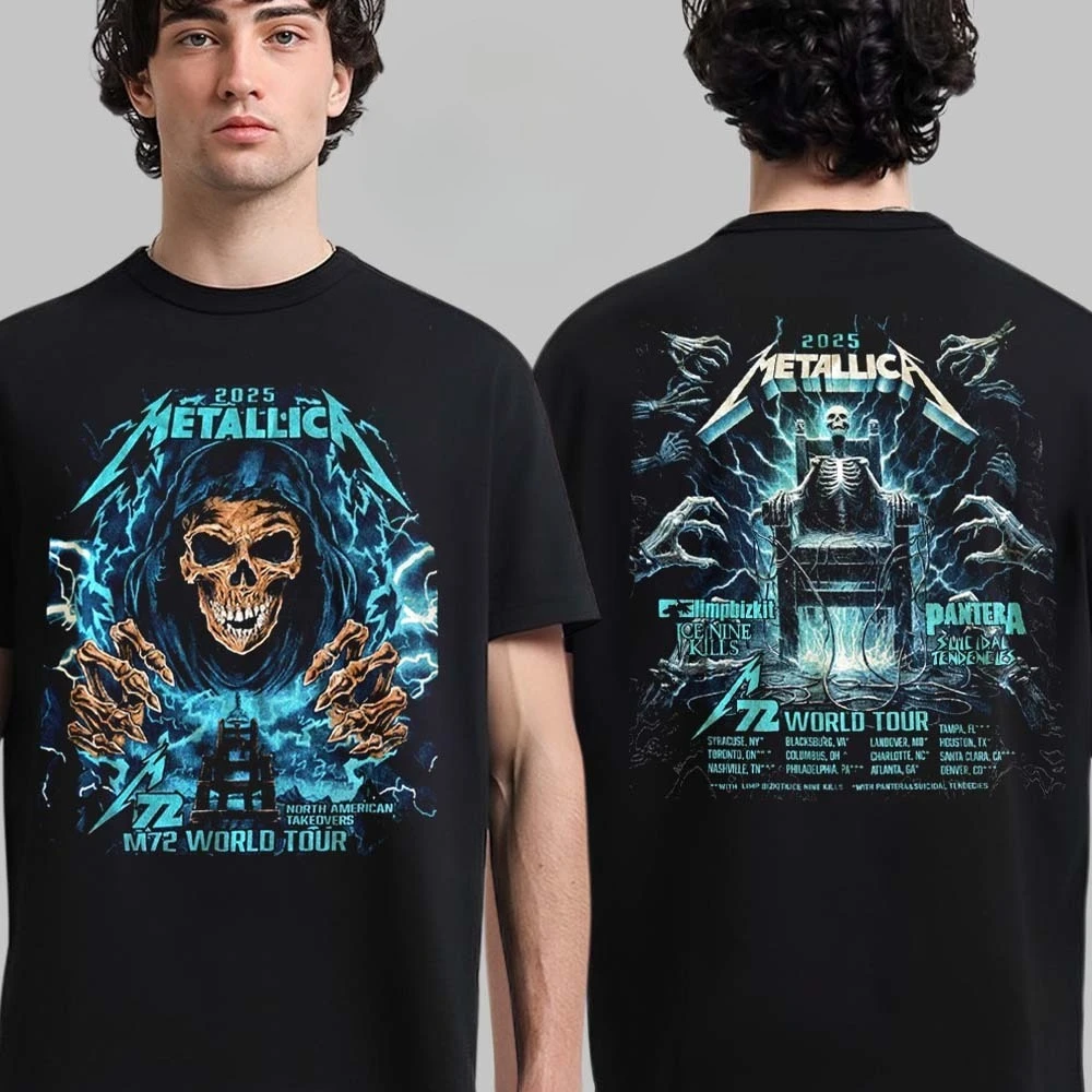 Summer Clothing Europe - Metallica M72 World Tour Returns in
