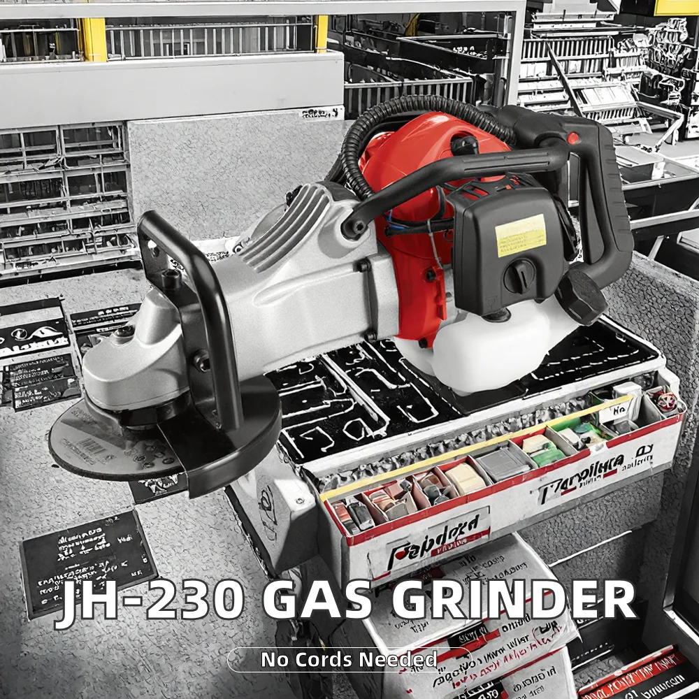 Portable  Brushless Industrial Grade Cordless Angle Grinder with Trigger Switch 8500 RPM