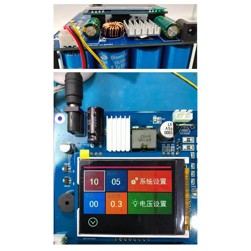 Saldatrice Touch per uso domestico saldatrice a punti a impulsi con condensatore fai-da-te 18650 batteria Controller di saldatura strumenti di