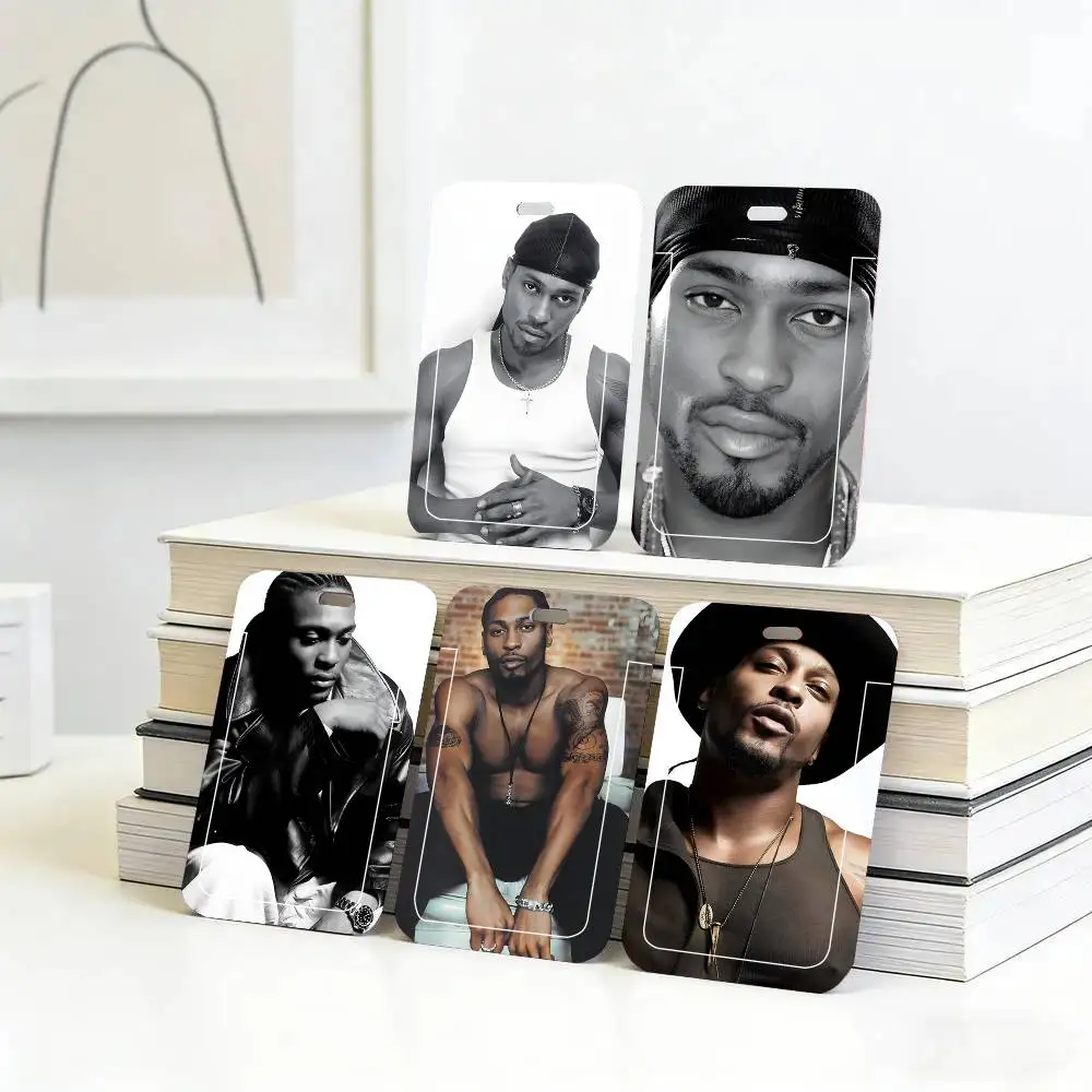 

1pc Singer Good D B-Angelo ID Card Sleeve School Card Access ID Card Bus Meal Card Protective Sleeve Easy Push