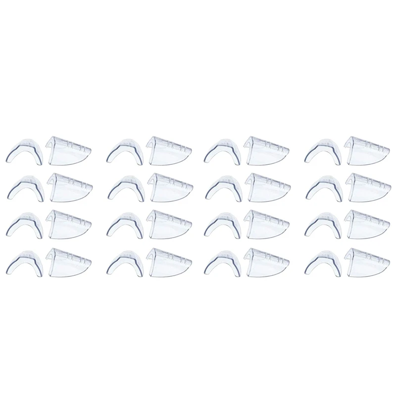 GTBL 16 Pairs Safety Eye Glasses Side, Slip On Clear Side Shield For Safety Glasses- Fits Most Eyeglasses(M-L)