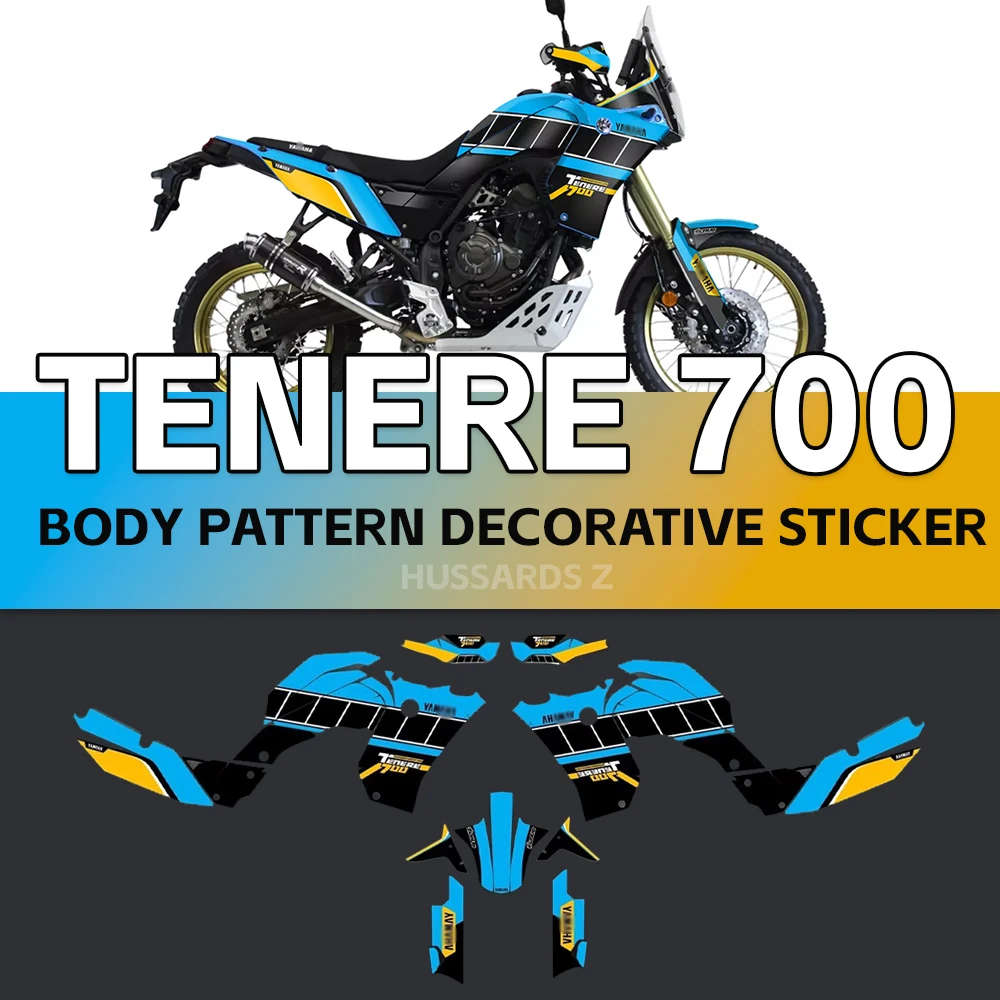 TENERE 700 Motorcycle Sticker Graphics kit Sticker Decals For Yamaha T700 Tenere 700 2019 2020 2021 2022 2023 2024 Accessories