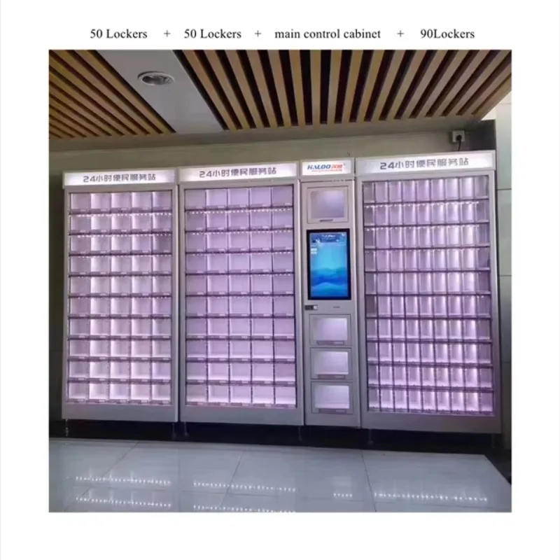 Custom Vending Machine Supplier Room Temperature Combination Vending Machine Container Locker Vending Machine