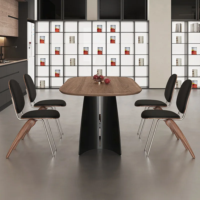 Medieval solid wood dining chair light luxury senior 2025 new chair retro style dining table chair