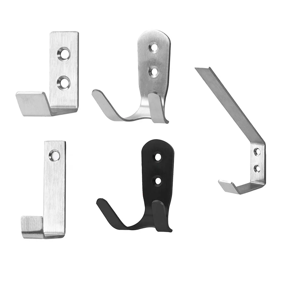 Easy Install Towel Holder Accessory J Hook Holder Heavy Duty Hooks Easy Installation Hanging Hardware Included