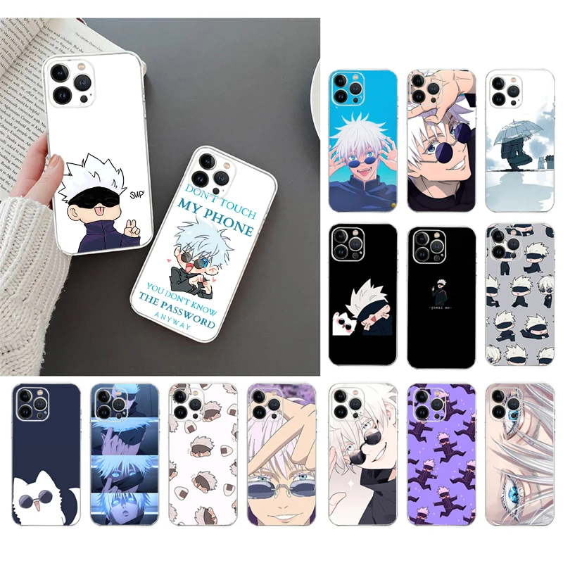 

Gojo Satoru Phone Case For iphone 17 Pro Max Air 16 15 14 13 Pro Max 15 16 Pro 15Plus