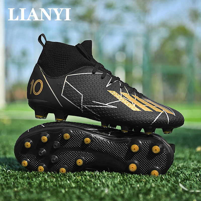 

LIANYI Autumn Youth Football Shoes Grass Five-a-side Long And Short Nails Non-slip Wear-resistant Football Training Shoes 46#
