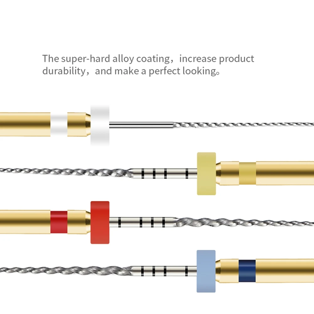 Plik dentystyczny endodontyczny do kanałowania kanałowego złoty pilnikarka aktywowany cieplnie elastyczny materiał dentystyczny SOCO