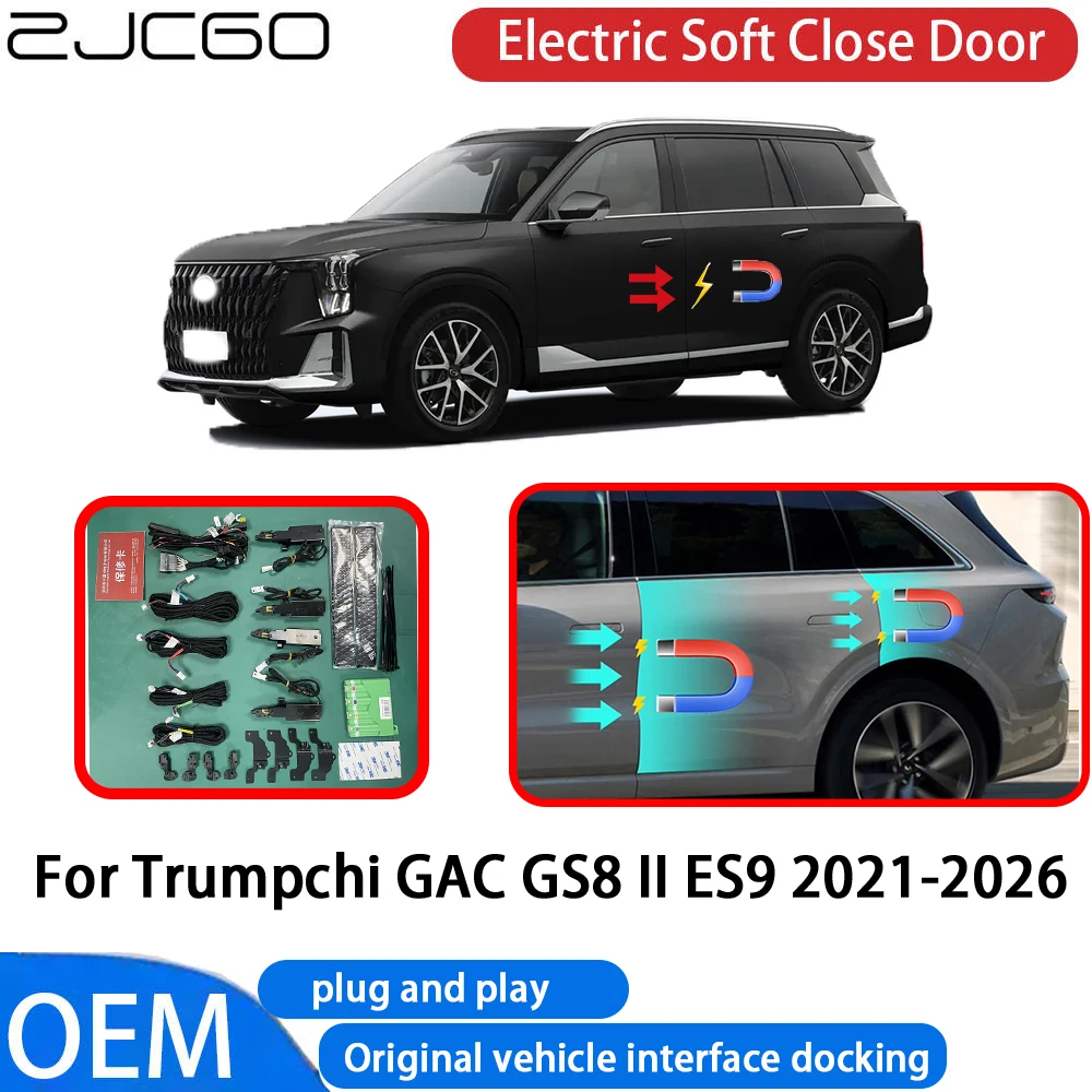 

for Trumpchi GAC GS8 II ES9 2021-2026 Car Automatic Electric Soft Close Door Closer System OEM Plug and Play Comfort Closing