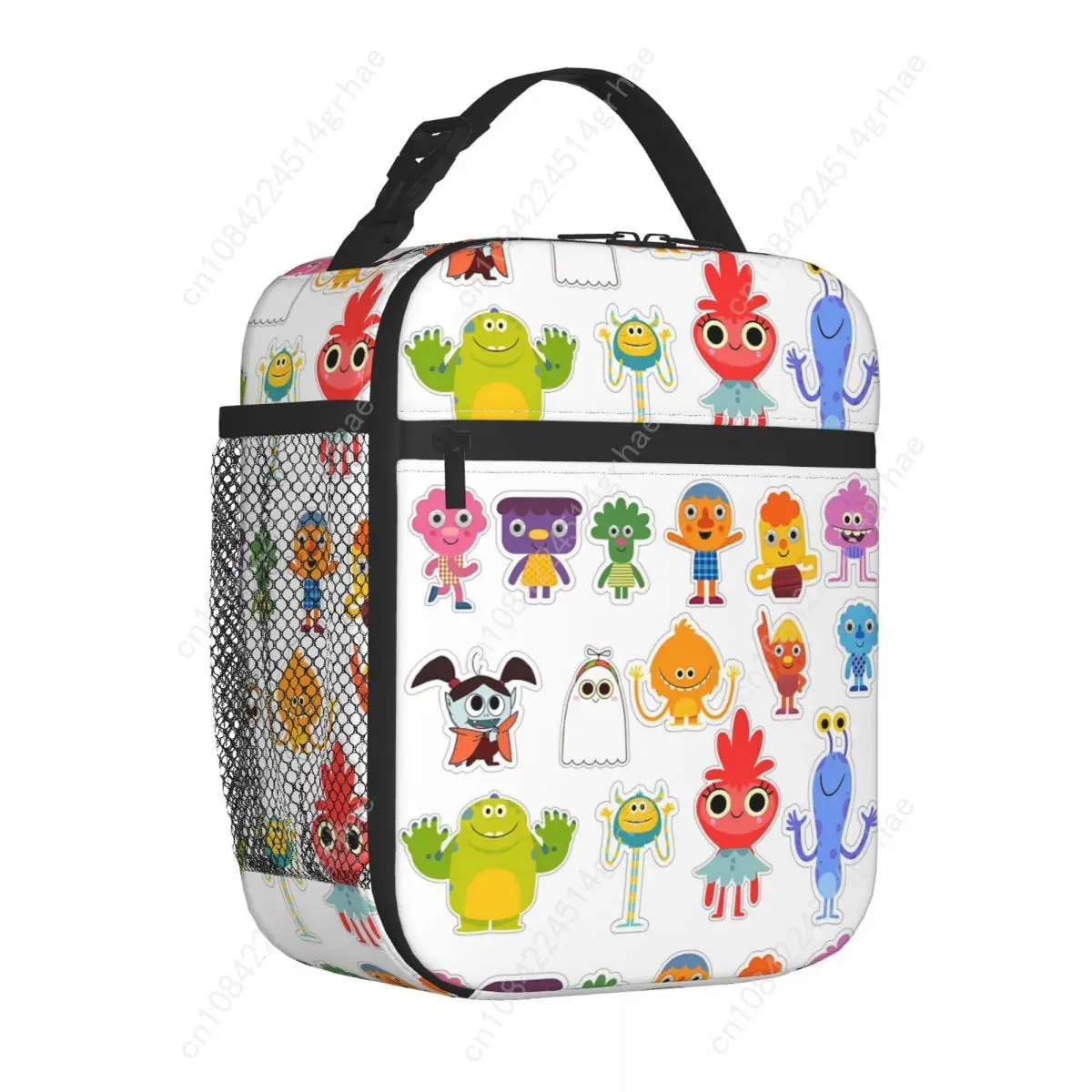 Insulated Lunch Tote Bag Noodle & Pals Micro Super Simple Merch Rhymes Songs Storage Food Box Cooler Thermal Lunch Box School