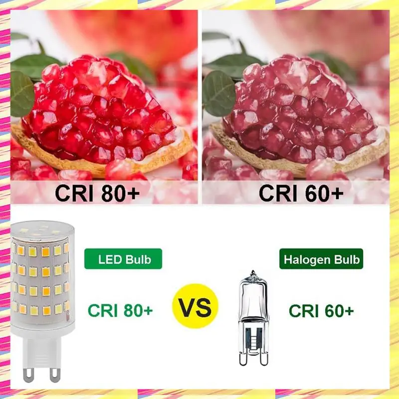 

ABJJ G9 LED Bulb Wifi Dimmable Smart Light 6W Halogen Light Voice Control Smart LED Bulbs 2700-6500K EU Plug