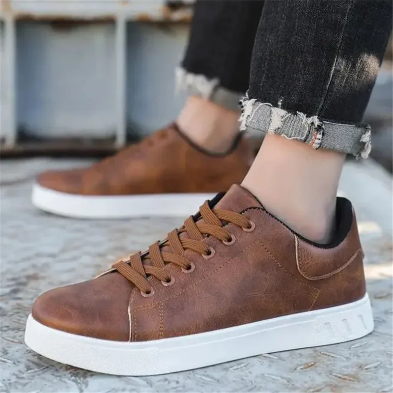 

Casual Sneakers Men'S New Designer Fashion Flat Shoes Men, Casual Sports Shoes, Over Sized 48 Loafers And Leather Shoes