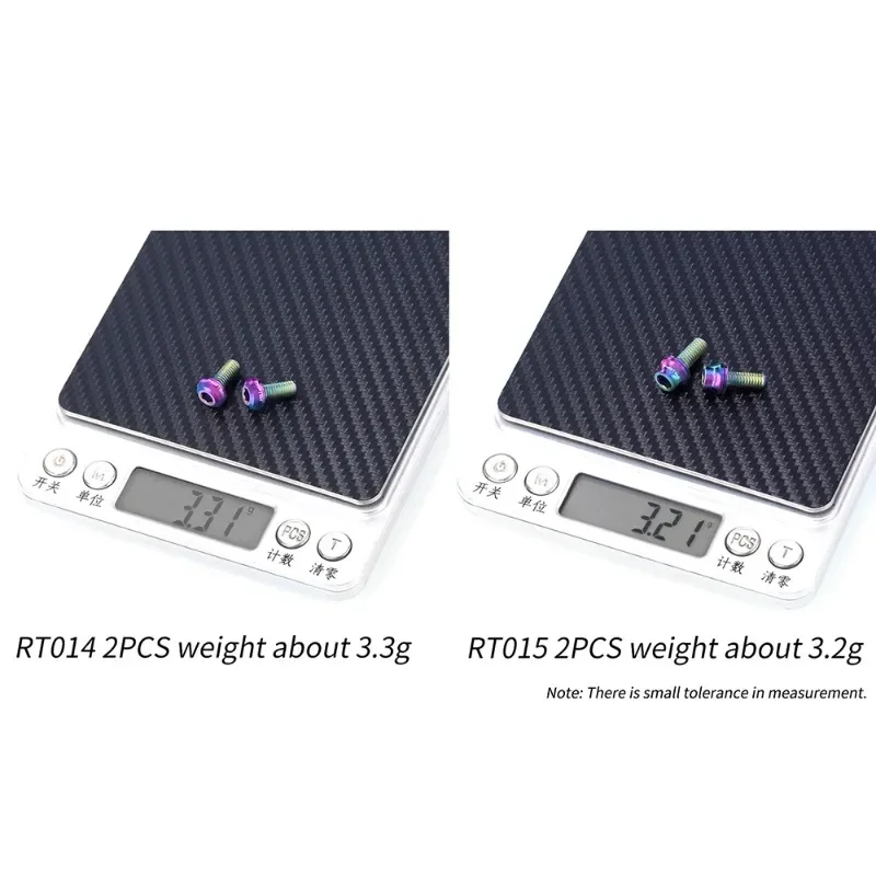 Sekrup Tempat Botol Sepeda Risiko M5x12 Sekrup Tempat Botol Sepeda Titanium dengan Mesin Cuci Sekrup Pemasangan Tempat Botol Sepeda Jalanan MTB