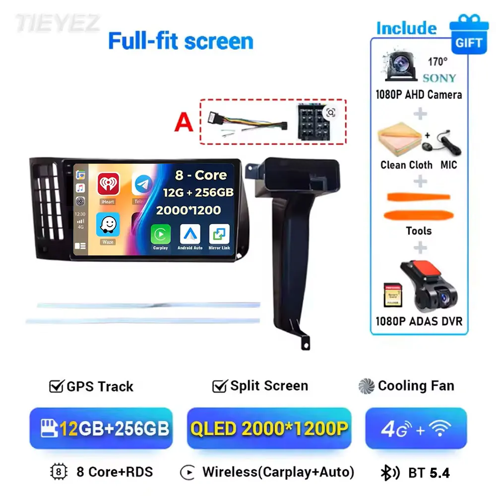 Android 15 voor VW Volkswagen Golf 3 1992-1993 2K Carplay autoradio multimediaspeler navigatie stereo GPS 4G WIFI BT DSP