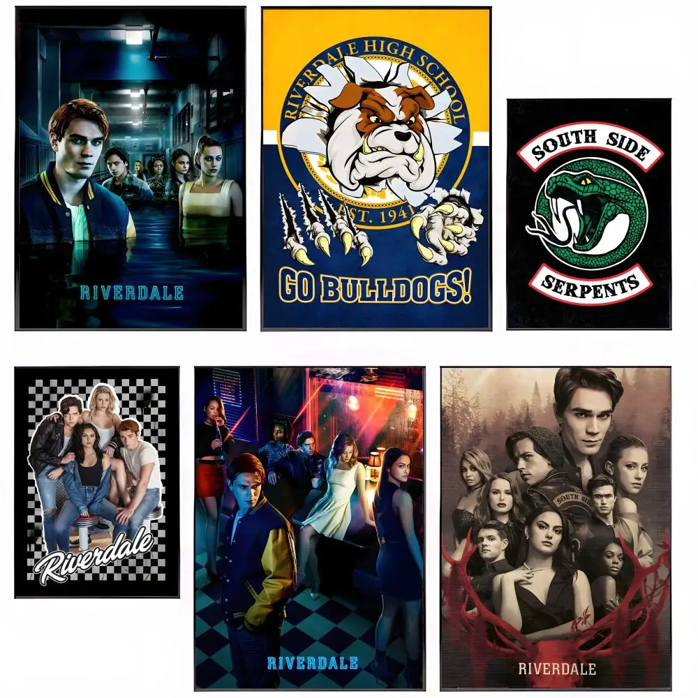 Poster HD Waterproof Self-Adhesive Wall Poster Art Vibrant Home Decor Gift Anime R-Riverdale TV