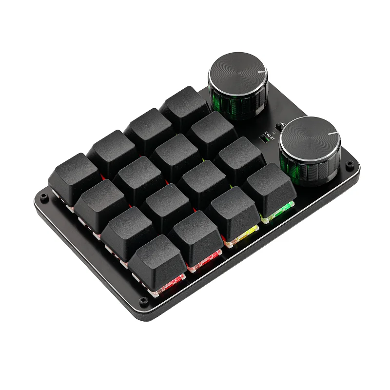 Three-knob 16-key Mechanical Custom Keyboard Designer Keyboard